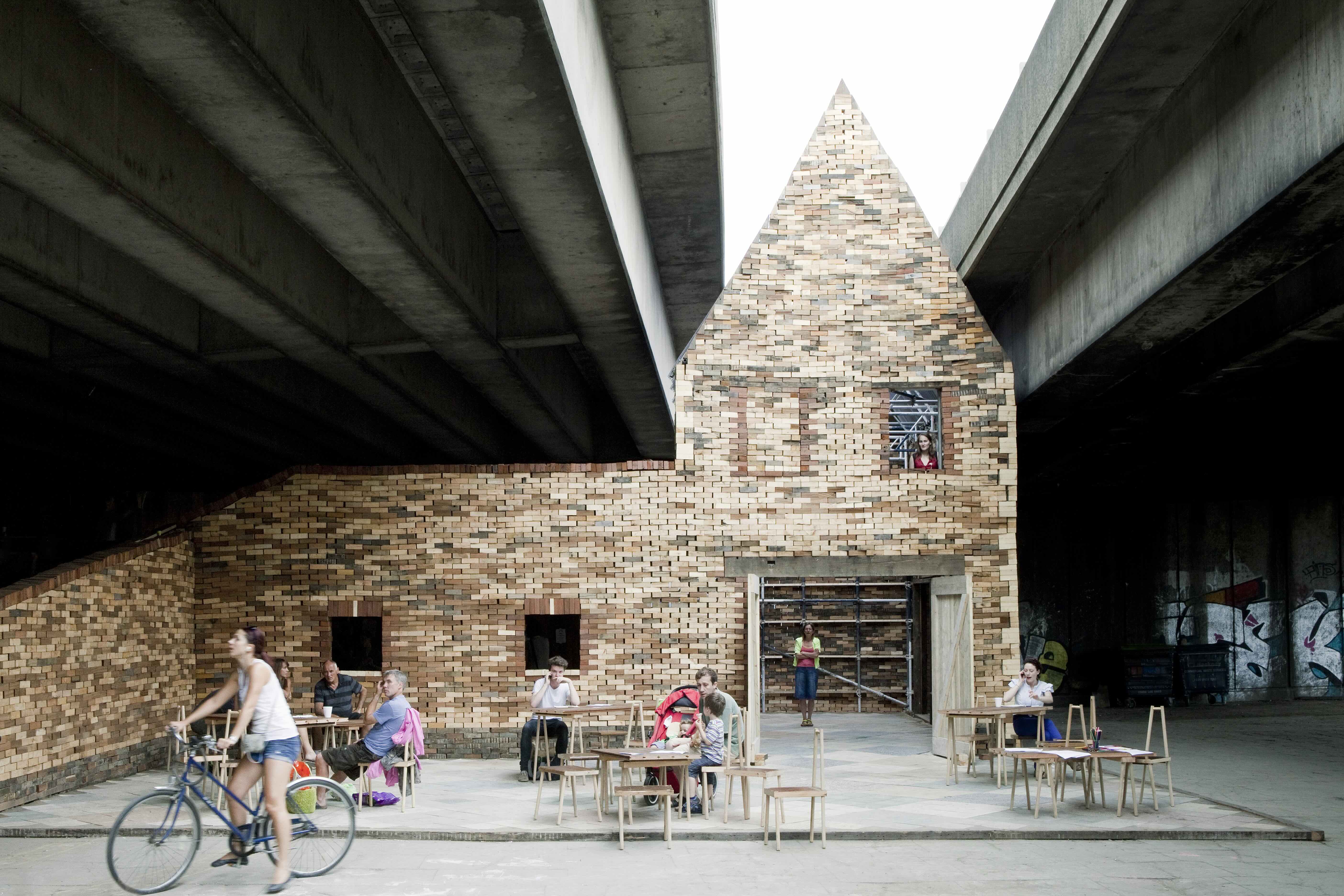 Folly for a Flyover 2011 Folly front elevationDavid Vintiner